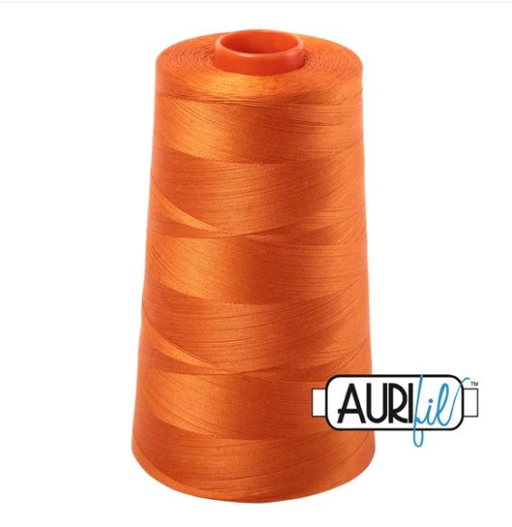 Aurifil Mako 50wt Cotton Thread Cone - 2150 Pumpkin