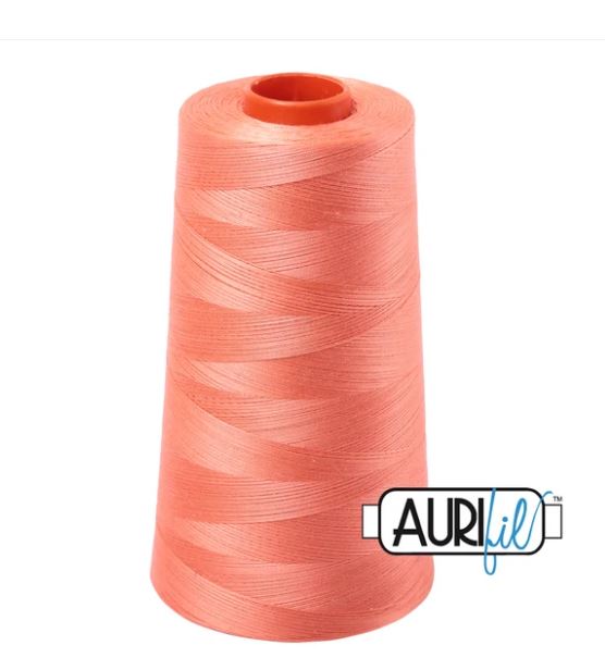 Aurifil Mako 50wt Cotton Thread Cone - 2220 Light Salmon