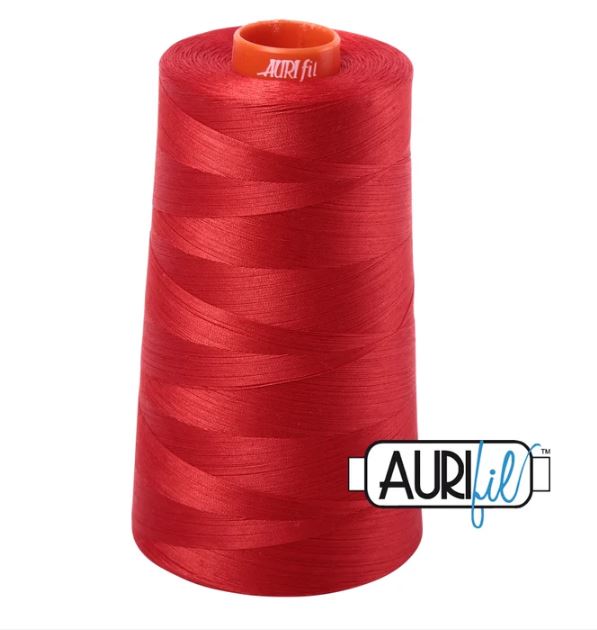 Aurifil Mako 50wt Cotton Thread Cone - 2270 Paprika