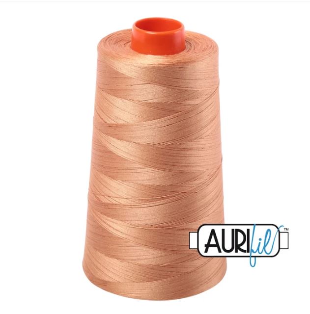 Aurifil Mako 50wt Cotton Thread Cone - 2320 Light Toast