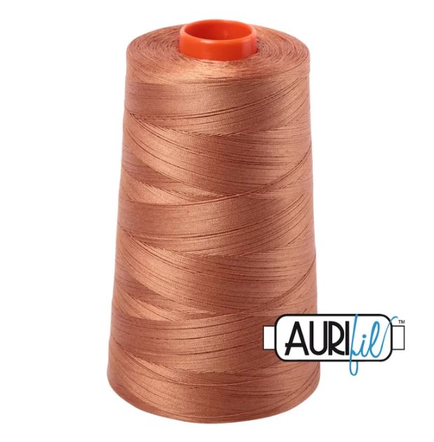 Aurifil Mako 50wt Cotton Thread Cone - 2330 Light Chestnut