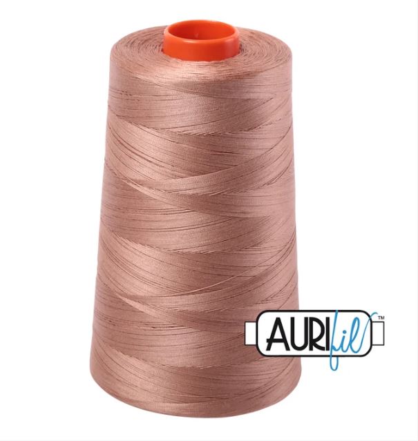 Aurifil Mako 50wt Cotton Thread Cone - 2340 Cafe au Lait