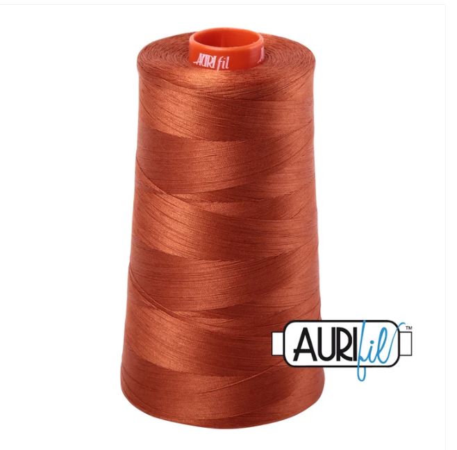 Aurifil Mako 50wt Cotton Thread Cone - 2390 Cinnamon Toast