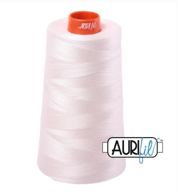 Aurifil Mako 50wt Cotton Thread Cone - 2405 Oyster