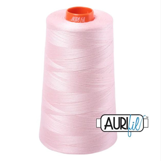 Aurifil Mako 50wt Cotton Thread Cone - 2410 Pale Pink