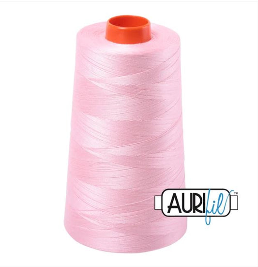 Aurifil Mako 50wt Cotton Thread Cone - 2423 Baby Pink