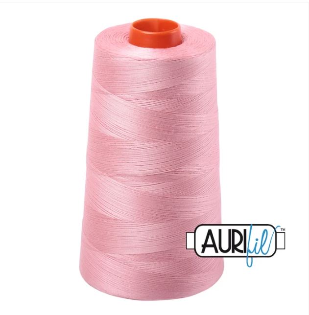 Aurifil Mako 50wt Cotton Thread Cone - 2437 Light Peony