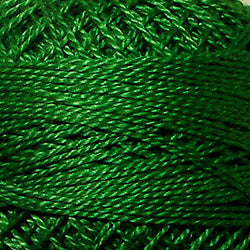 25 Valdani Perle Cotton Size 12 / Spool 100M:  Color No: 25 - Christmas Green