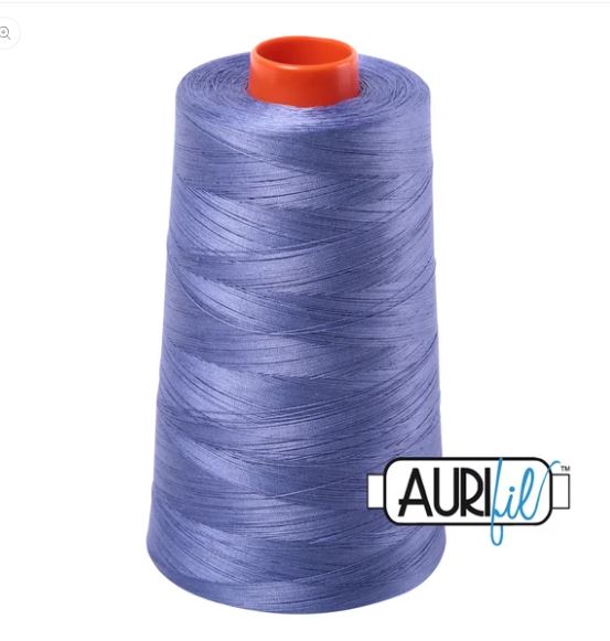 Aurifil Mako 50wt Cotton Thread Cone - 2525 Dusty Blue Violet