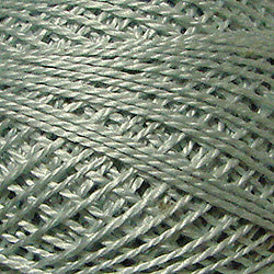 253 Valdani Perle Cotton Size 12 / Spool 100M:  Color No: 253 - Light Blue Gray