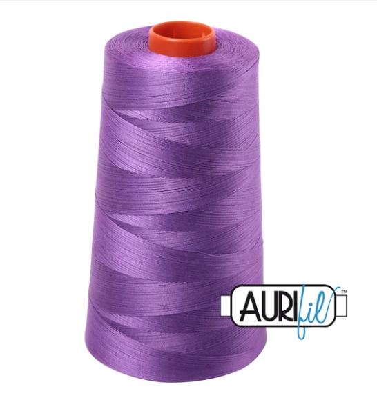 Aurifil Mako 50wt Cotton Thread Cone - 2540 Medium Lavender