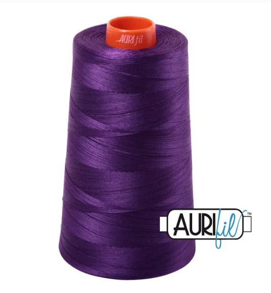 Aurifil Mako 50wt Cotton Thread Cone - 2545 Medium Purple