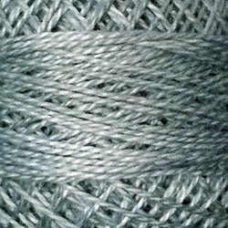 256 Valdani Perle Cotton Size 12 / Spool 100M:  Color No: 256 - Icy Blue
