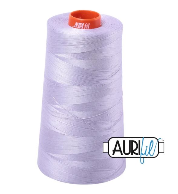 Aurifil Mako 50wt Cotton Thread Cone - 2560 Iris