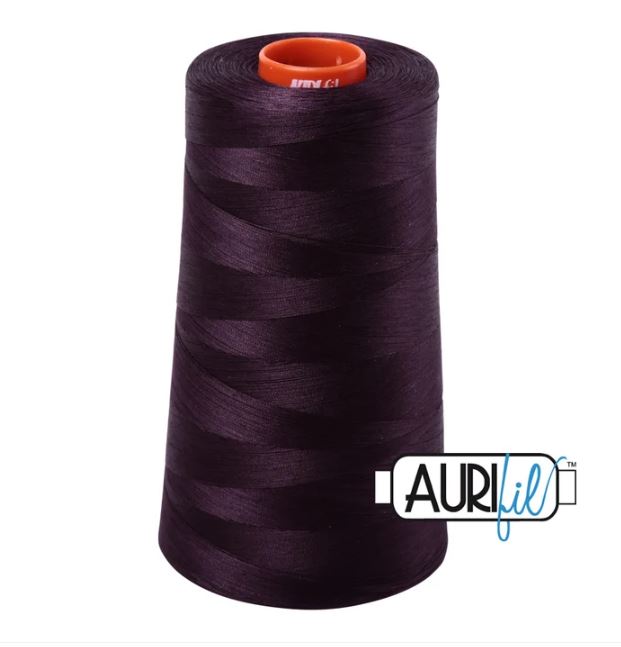 Aurifil Mako 50wt Cotton Thread Cone - 2570 Aubergine