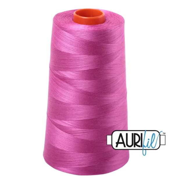 Aurifil Mako 50wt Cotton Thread Cone - 2588 Light Magenta