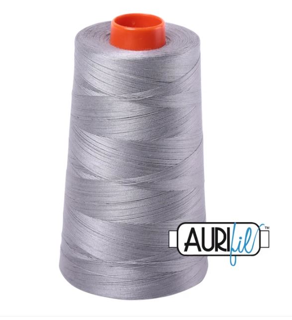 Aurifil Mako 50wt Cotton Thread Cone - 2606 Mist