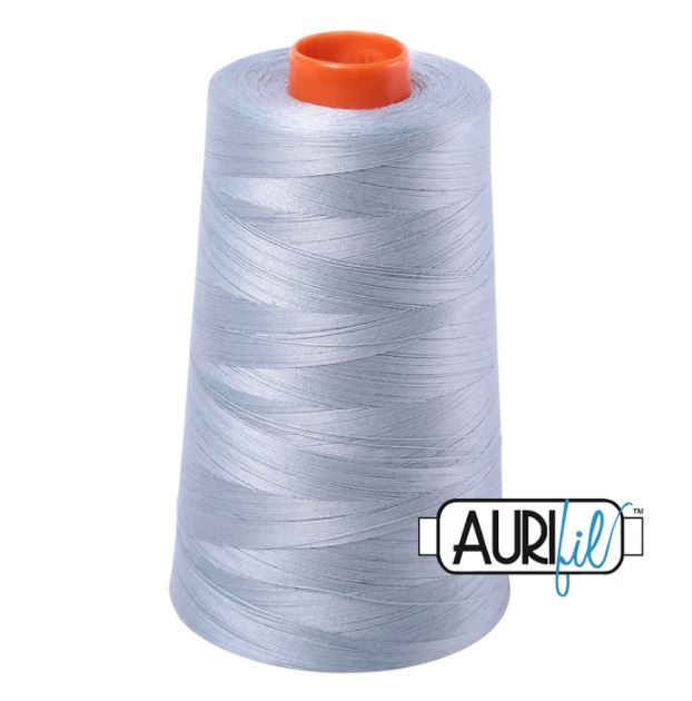 Aurifil Mako 50wt Cotton Thread Cone - 2612 Arctic Sky