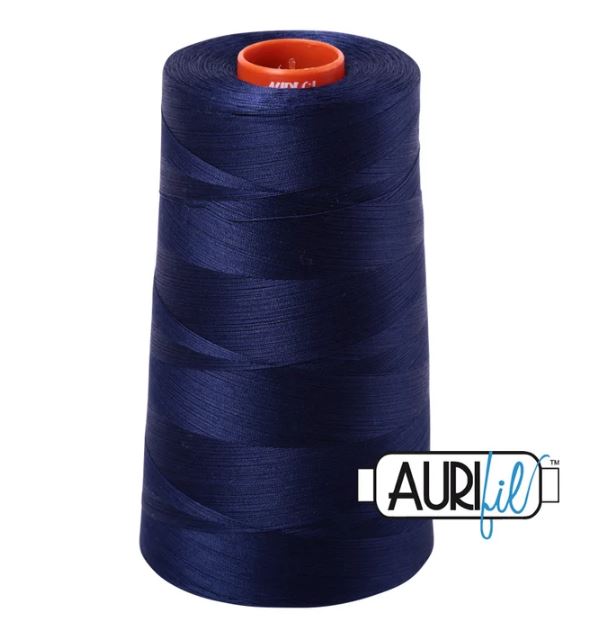 Aurifil Mako 50wt Cotton Thread Cone - 2745 Midnight