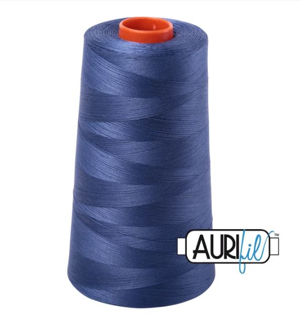 Aurifil Mako 50wt Cotton Thread Cone - 2775 Steel Blue