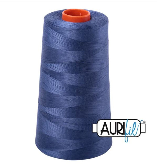 Aurifil Mako 50wt Cotton Thread Cone - 2775 Steel Blue
