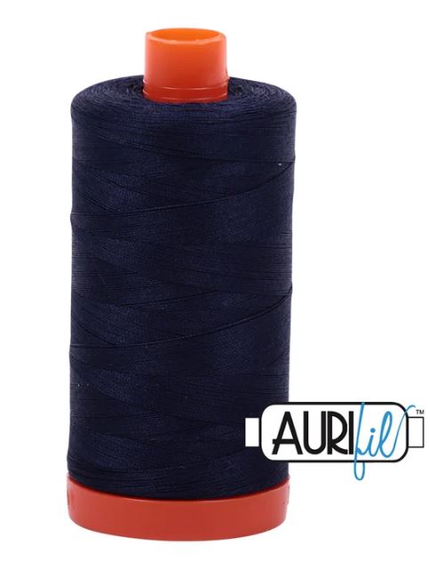 Aurifil Cotton Thread : Color 2785 Very Dark Navy