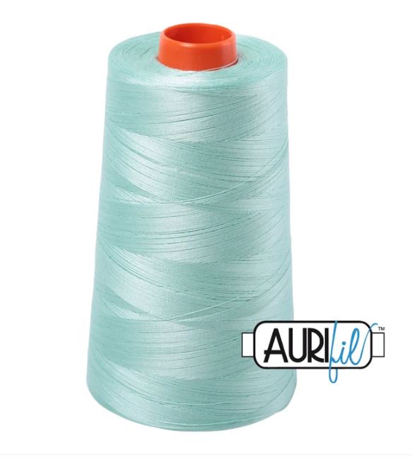 Aurifil Mako 50wt Cotton Thread Cone - 2830 Mint