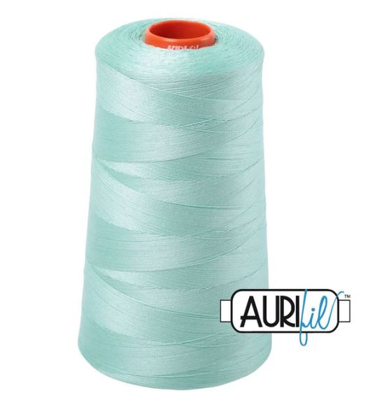 Aurifil Mako 50wt Cotton Thread Cone - 2835 Medium Mint
