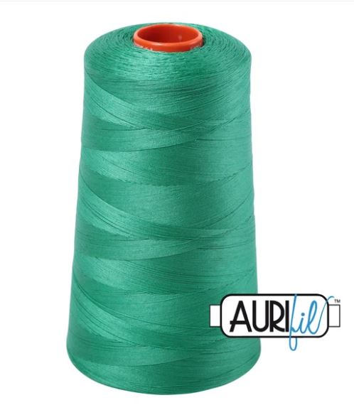 Aurifil Mako 50wt Cotton Thread Cone - 2865 Emerald