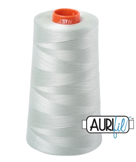 Aurifil Mako 50wt Cotton Thread Cone - 2912 Platinum