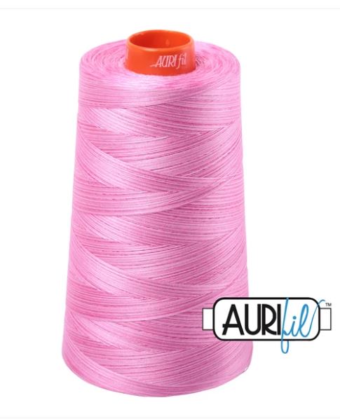 Aurifil Mako 50wt Cotton Thread Cone - 3660 Bubblegum