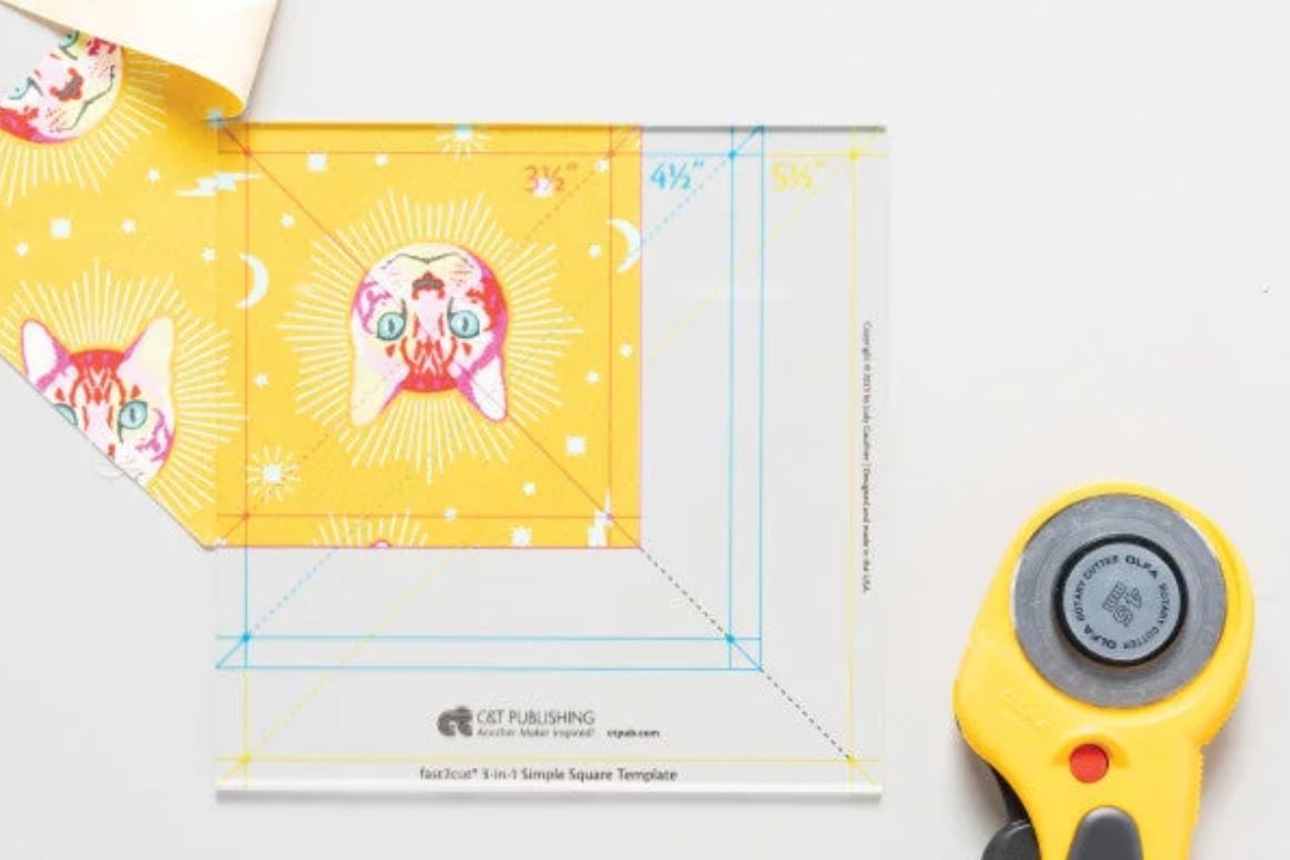 C&T Publishing fast2cut 3-in-1 Simple Squares Template | Special Order