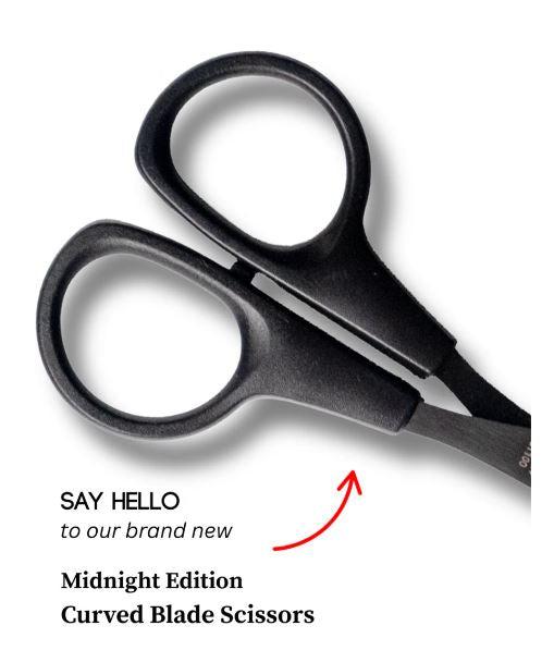 4.75" Midnight Edition Curved Blade Scissors by LDH Scissors / CBT100