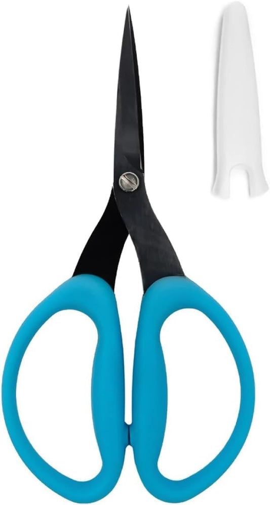 6" Perfect Scissors Serrated Blade - Medium Blue by Karen Kay Buckley / KKBPSM