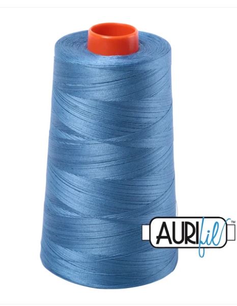 Aurifil Mako 50wt Cotton Thread Cone - 4140 Wedgewood
