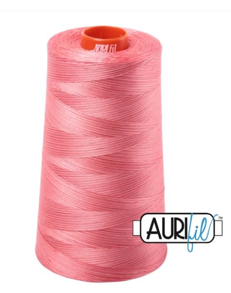 Aurifil Mako 50wt Cotton Thread Cone - 4250 Flamingo