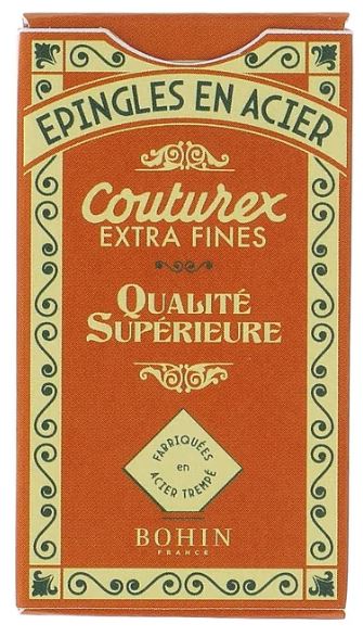 Bohin Couturex Extra-Fine Pins Orange / Pkg 200 - SKU 43617