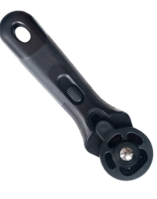 45mm Midnight Edition Rotary Cutter by LDH Scissors / RC45M Valdani perle cotton size 12 thread spool for quilting and embroi