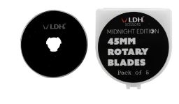 45mm Midnight Edition Rotary Blades by LDH Scissors - PKG 1 or PKG 5