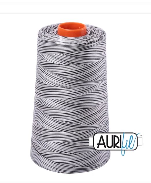 Aurifil Mako 50wt Cotton Thread Cone - 4652 Licorice Twist