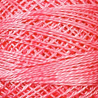 48 Valdani Perle Cotton Size 12 / Spool 100M:  Color No: 48 Baby Pink Medium