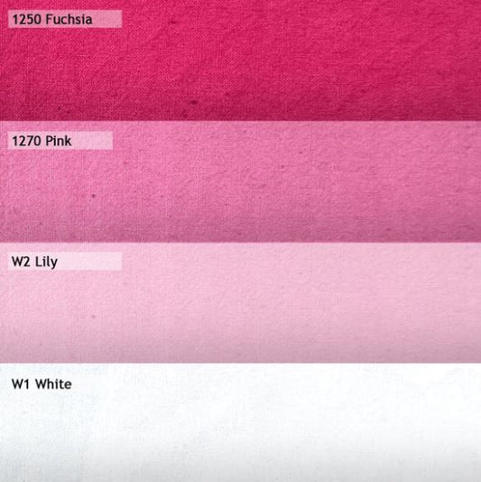 CHERRYWOOD Hand Dyed Fabrics - Fat Quarter Bundle - 4pc -Diana