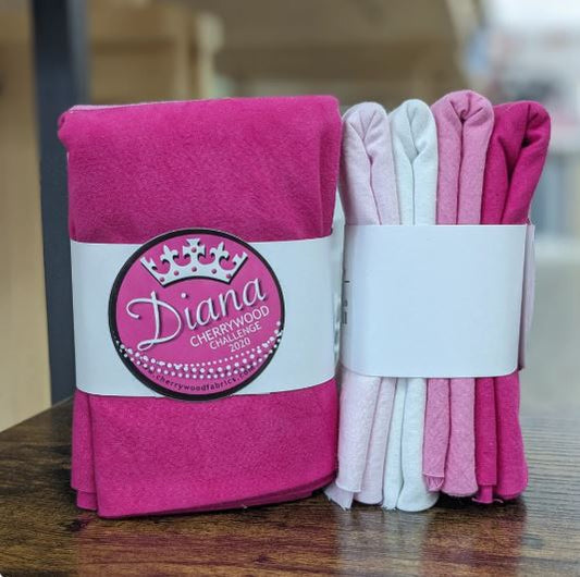 CHERRYWOOD Hand Dyed Fabrics - Fat Quarter Bundle - 4pc -Diana