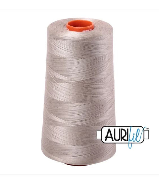 Aurifil Mako 50wt Cotton Thread Cone - 5011 Rope Beige