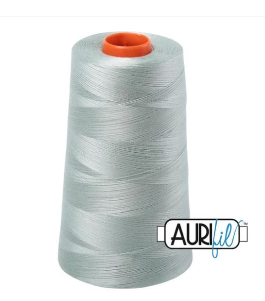 Aurifil Mako 50wt Cotton Thread Cone - 5014 Marine Water