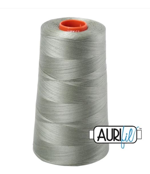 Aurifil Mako 50wt Cotton Thread Cone - 5019 Military Green