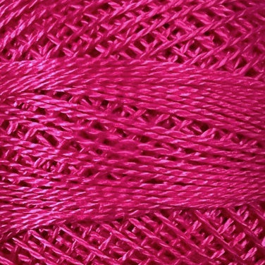 50 Valdani Perle Cotton Size 12 / Spool 100M:  Color No: 50 - Magenta
