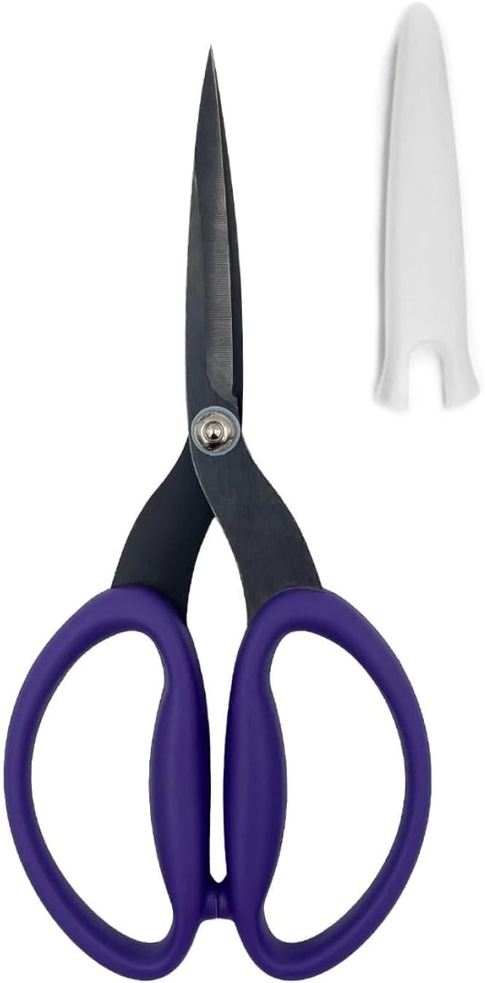 7 3/4" Micro-Serrated Perfect Scissors - Large Purple by Karen Kay Buckley / KKBPSL