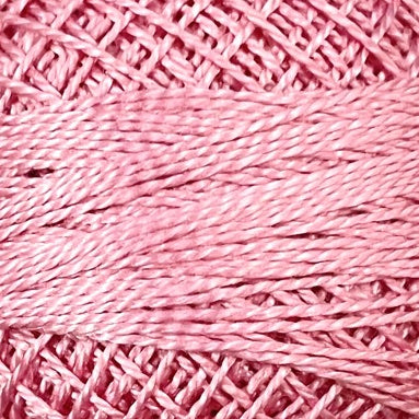 52 Valdani Perle Cotton Size 12 / Spool 100M:  Color No: 52 - Dusty Rose