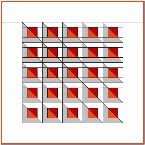 Pointed Quilt Pattern - 3 Sizes (Baby, Lap, Queen) / designed by Lorna Costantini